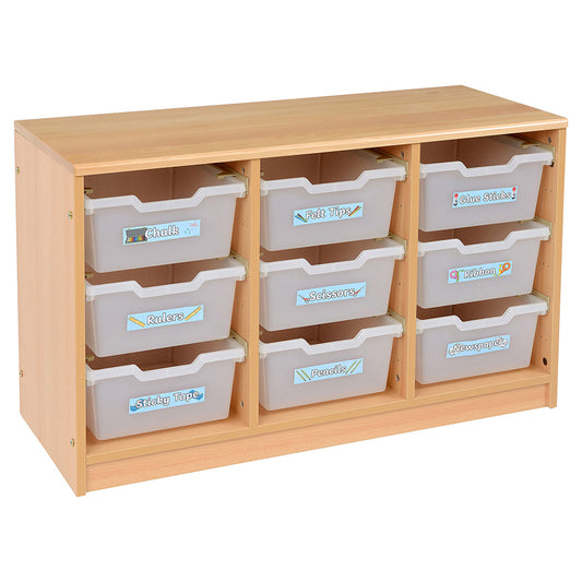 Kebrico Room Scene 3 Bay A4 9 Deep Clear Tray Unit 139724.2 98266