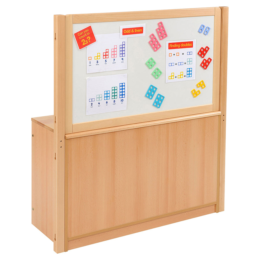 Kebrico Room Scene 3 Bay A4 9 Deep Clear Tray Unit With Cork/Drywipe Divider 139733.2 98275 3