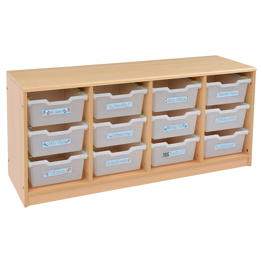 Kebrico Room Scene 4 Bay A4 12 Deep Clear Tray Unit 139727.2 98270 1