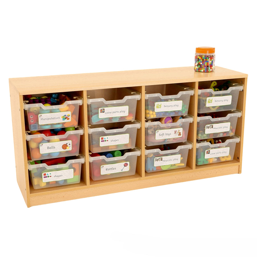 Kebrico Room Scene 4 Bay A4 12 Deep Clear Tray Unit 139727.2 98270 2