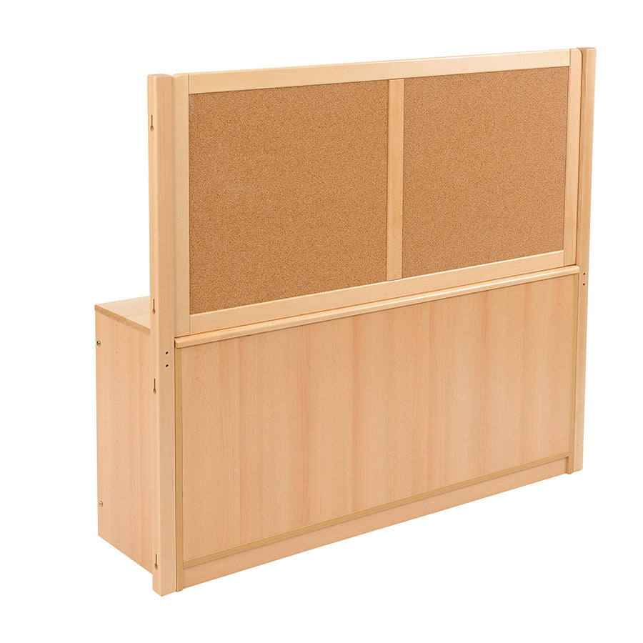 Kebrico Room Scene 4 Bay A4 12 Deep Clear Tray Unit With Cork/Drywipe Divider 139736.2 98278 4