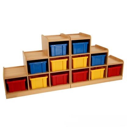 Kebrico Tiered Deep Tray SSS Units - 1 Right Hand & 1 Left Hand 130142.2 98988 2