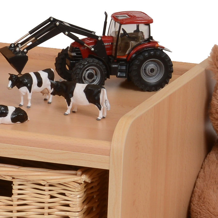 Kebrico Tiered Wicker Basket SSS Units - 1 Right Hand & 1 Left Hand 130143.2 98989 3