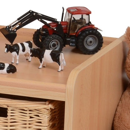 Kebrico Tiered Wicker Basket SSS Units - 1 Right Hand & 1 Left Hand 130143.2 98989 3