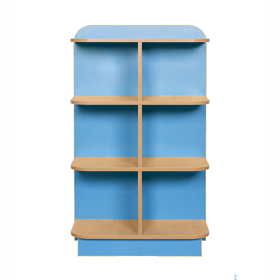 KubbyClass® D-End Cap Library Bookcase (6 Heights)