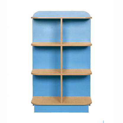 KubbyClass® D-End Cap Library Bookcase (6 Heights)