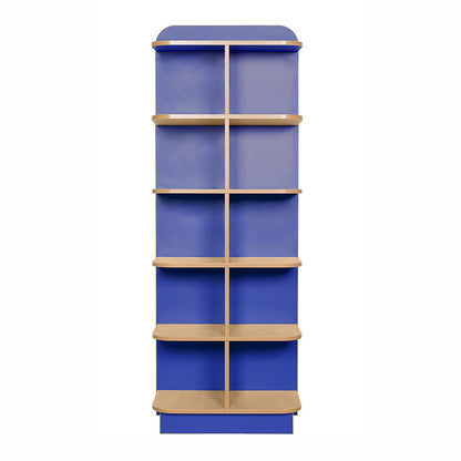 KubbyClass® D-End Cap Library Bookcase (6 Heights)