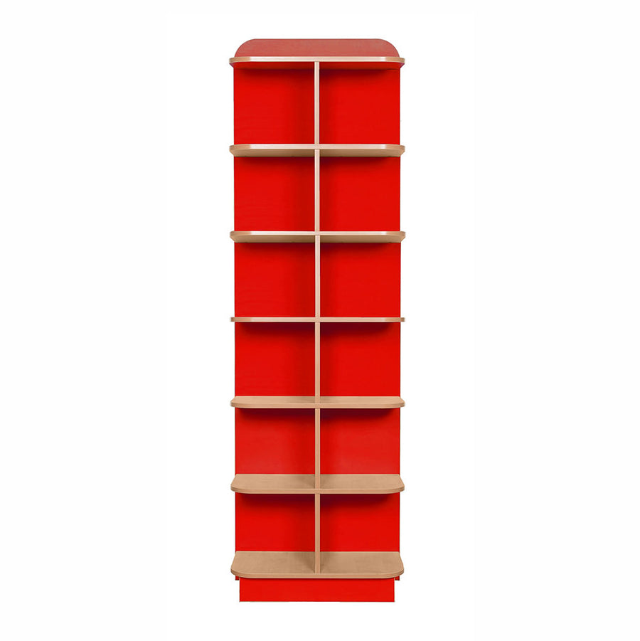 KubbyClass® D-End Cap Library Bookcase (6 Heights)