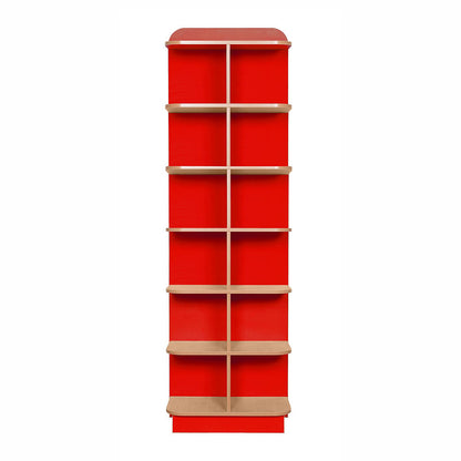 KubbyClass® D-End Cap Library Bookcase (6 Heights)