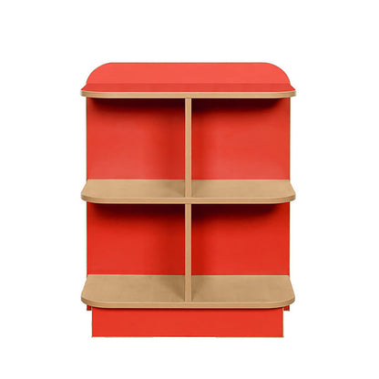 KubbyClass® D-End Cap Library Bookcase (6 Heights)