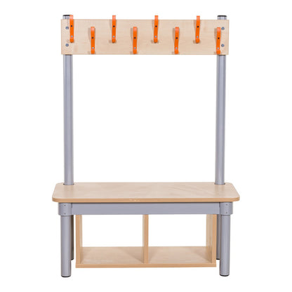 KubbyClass® Single Sided Coat Tidy Cloakroom Bench Edge 14