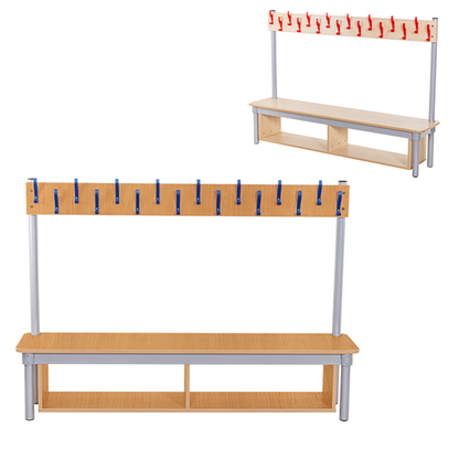 KubbyClass® Single Sided Coat Tidy Cloakroom Bench Edge 8