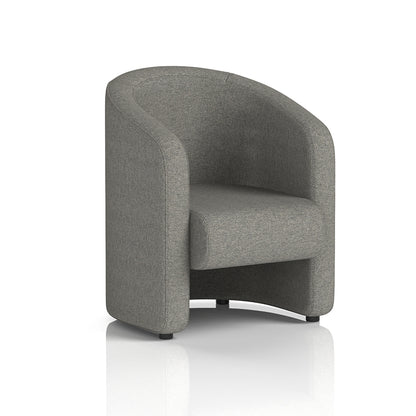 Lamport Armchair with black feet in X2 Number Fabric