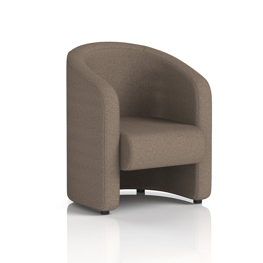 Lamport Armchair with black feet in X2 Theory Fabric