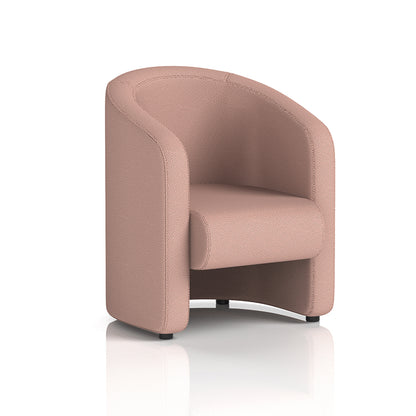 Lamport Armchair with black feet in Yordale Kidstone Fabric