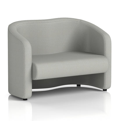 Lamport Sofa 2 Seater with black feet in Sumi Tokyo Fabric