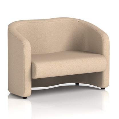 Lamport Sofa 2 Seater with black feet in Synergy Affix Fabric