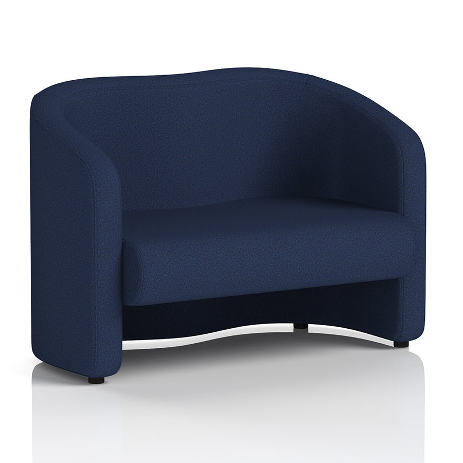 Lamport Sofa 2 Seater with black feet in Synergy Alike Fabric