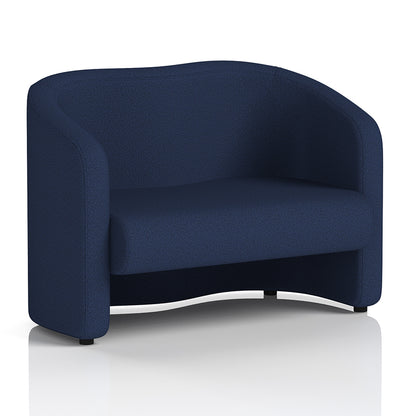 Lamport Sofa 2 Seater with black feet in Synergy Alike Fabric