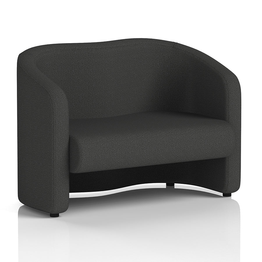 Lamport Sofa 2 Seater with black feet in Synergy Mix Fabric