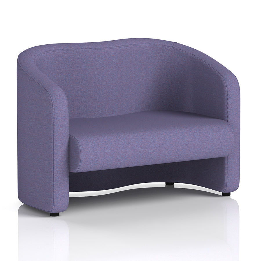 Lamport Sofa 2 Seater with black feet in Synergy Order Fabric