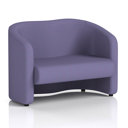 Lamport Sofa 2 Seater with black feet in Synergy Order Fabric