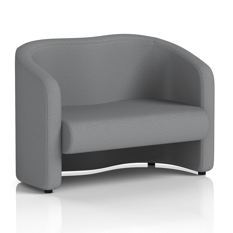 Lamport Sofa 2 Seater with black feet in Synergy Partner Fabric