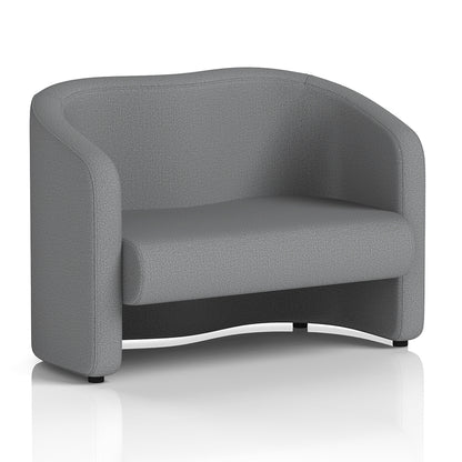 Lamport Sofa 2 Seater with black feet in Synergy Partner Fabric