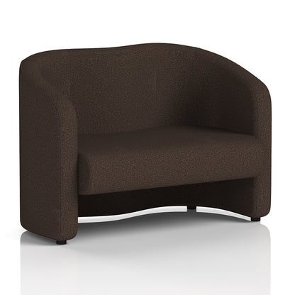 Lamport Sofa 2 Seater with black feet in Synergy Wed Fabric