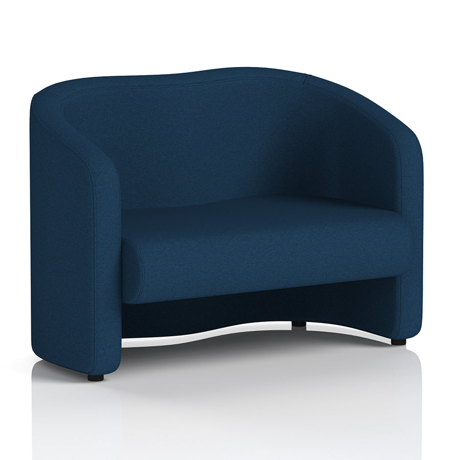 Lamport Sofa 2 Seater with black feet in X2 Calculus Fabric