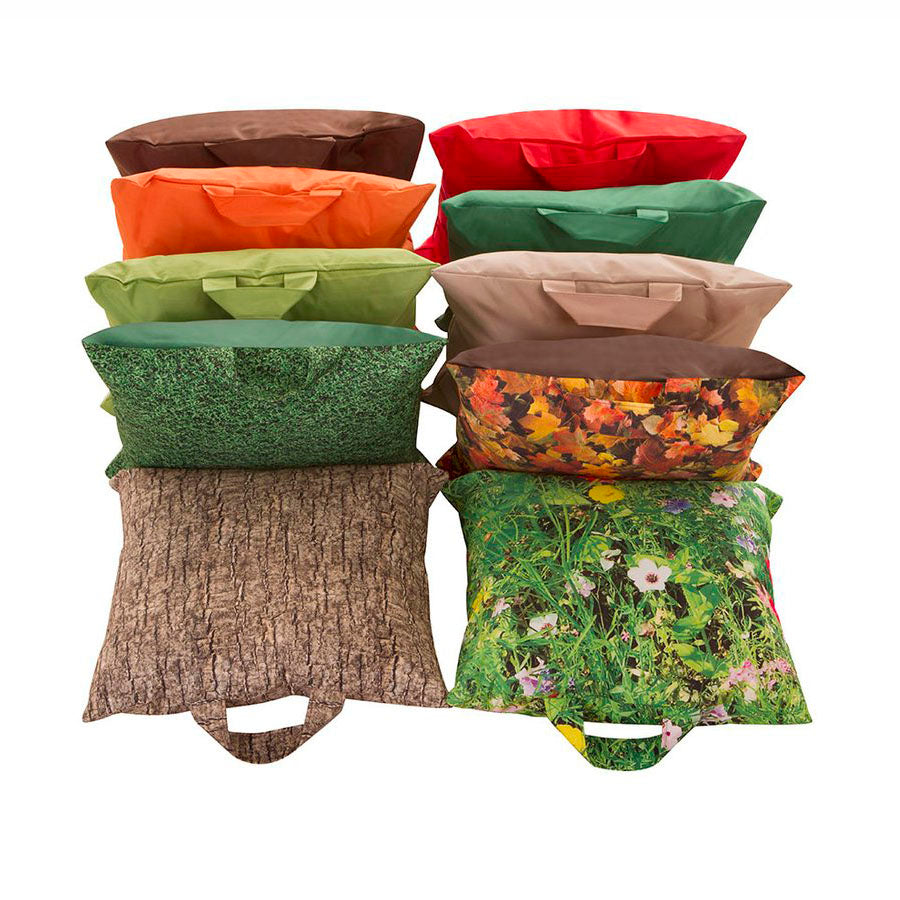 Learn About Nature Seasons Print Square Grab & Go Cushions (Pk 10) ED10CUSH-SEASON 97948 4