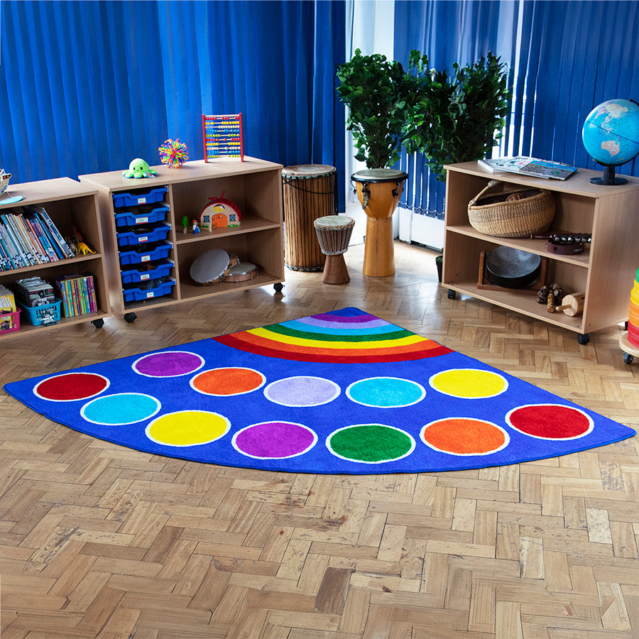 Rainbow Corner Placement Carpet