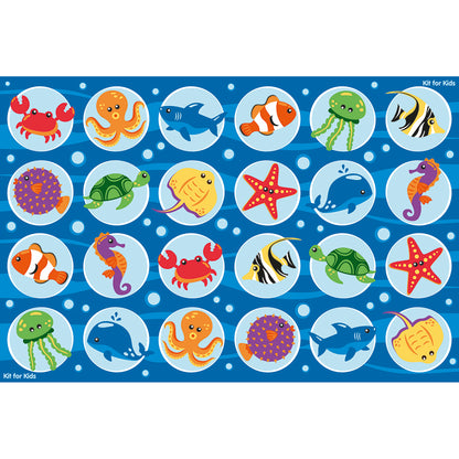 Under The Sea Rectangular Placement Carpet