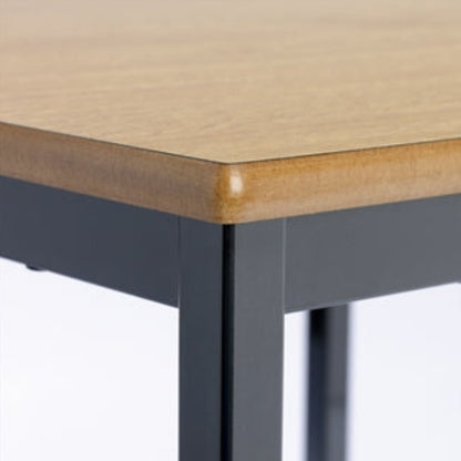 Morleys Fully welded Height Adjustable Classroom Table 1200x600 Trapezoidal MDF Edge