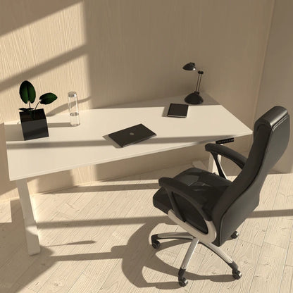 Air Scalloped Edge Height Adjustable Office Desk