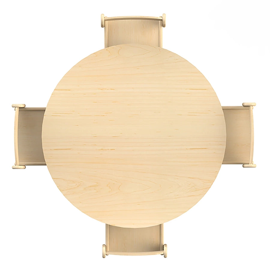 Millhouse Medium Circular Table (Dia.900mm) PT1260-PT1264 Early Years Furniture Top View