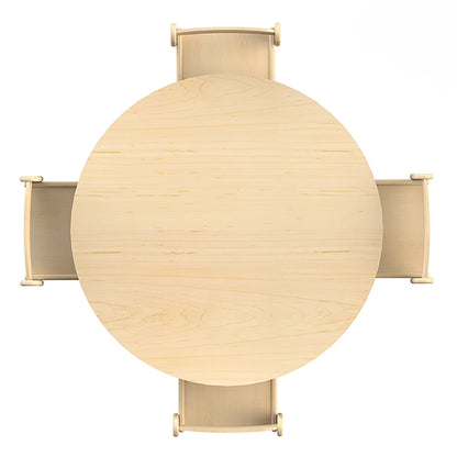 Millhouse Medium Circular Table (Dia.900mm) PT1260-PT1264 Early Years Furniture Top View