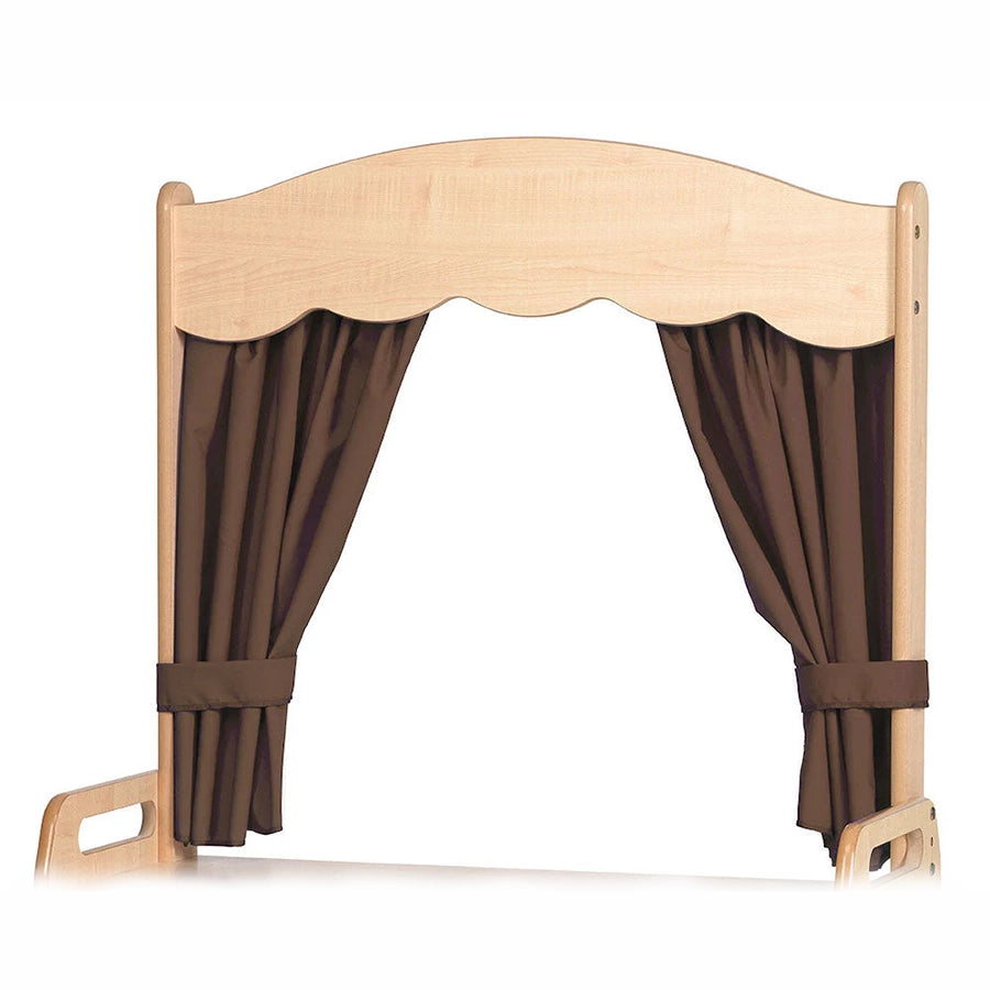 Millhouse Theatre Add-on for units 900mm wide with Taupe Curtains PT985 Early Years Furniture