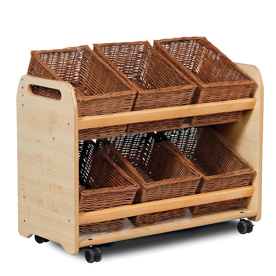 Millhouse Tilt Tote Storage with 6 Baskets PT682 Early Years Furniture