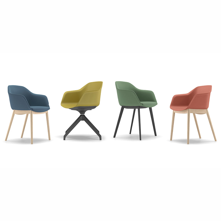 Milo Poly Four Star Base Swivel Chair