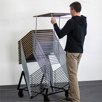 Grafton High Density Stacking Desk and Trolley