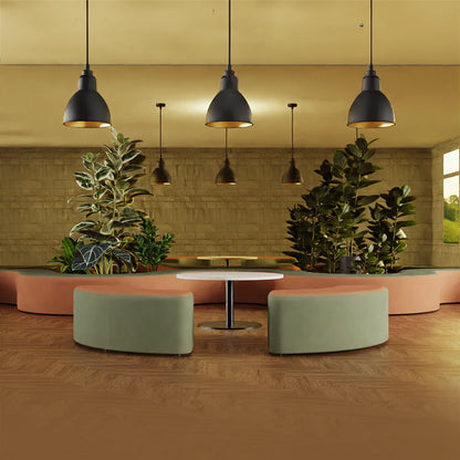 Harlestone Curved Stool in Two Tone - 90 or 180 degree curves