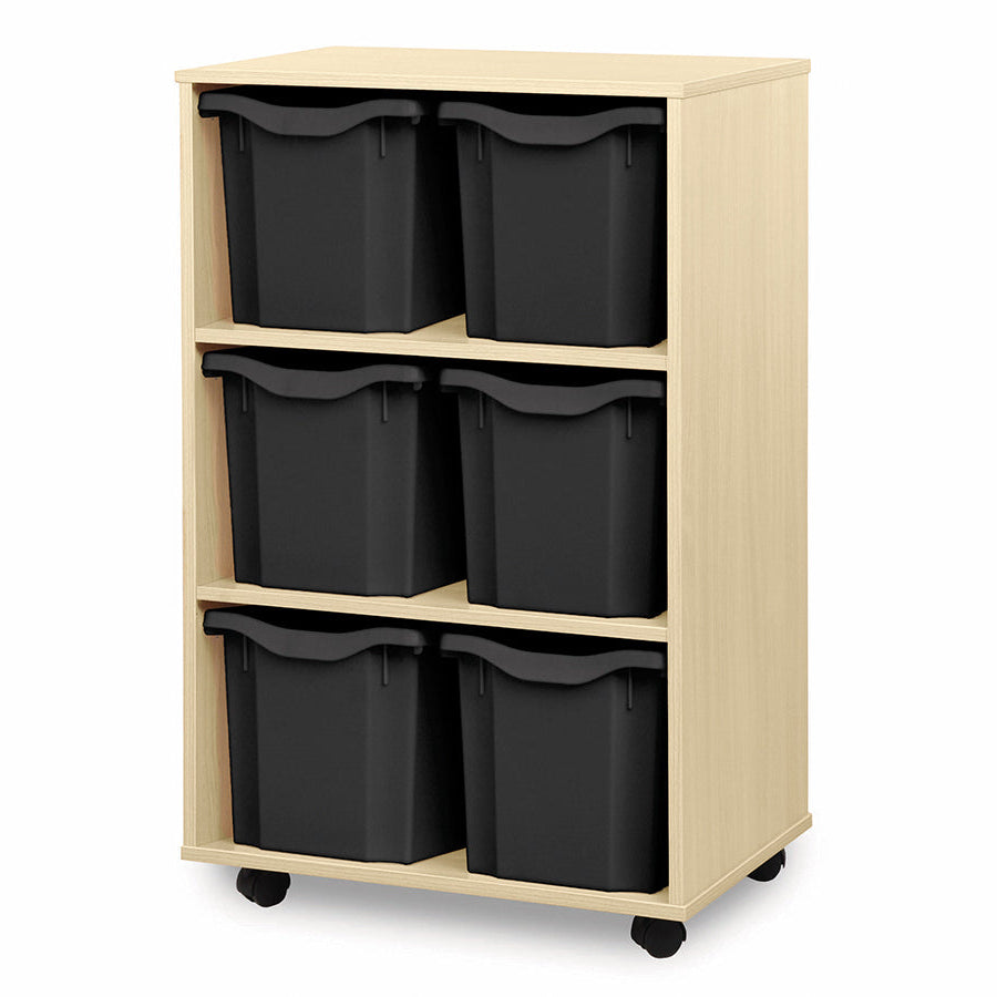 Monarch 6 Quad Vertical Tray Unit Dark Grey Monarch trays