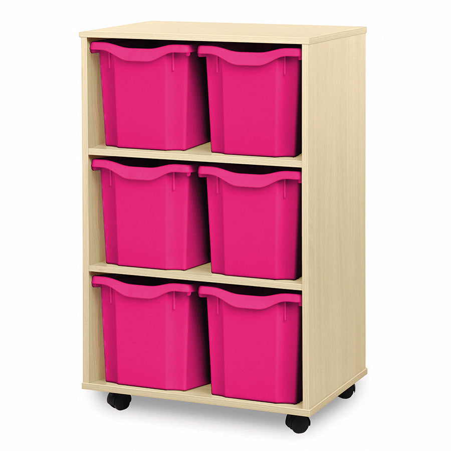 Monarch 6 Quad Vertical Tray Unit Pink Monarch trays
