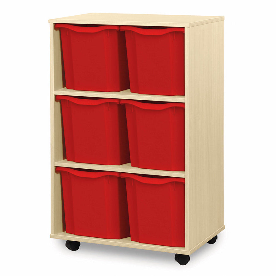 Monarch 6 Quad Vertical Tray Unit Red Monarch trays