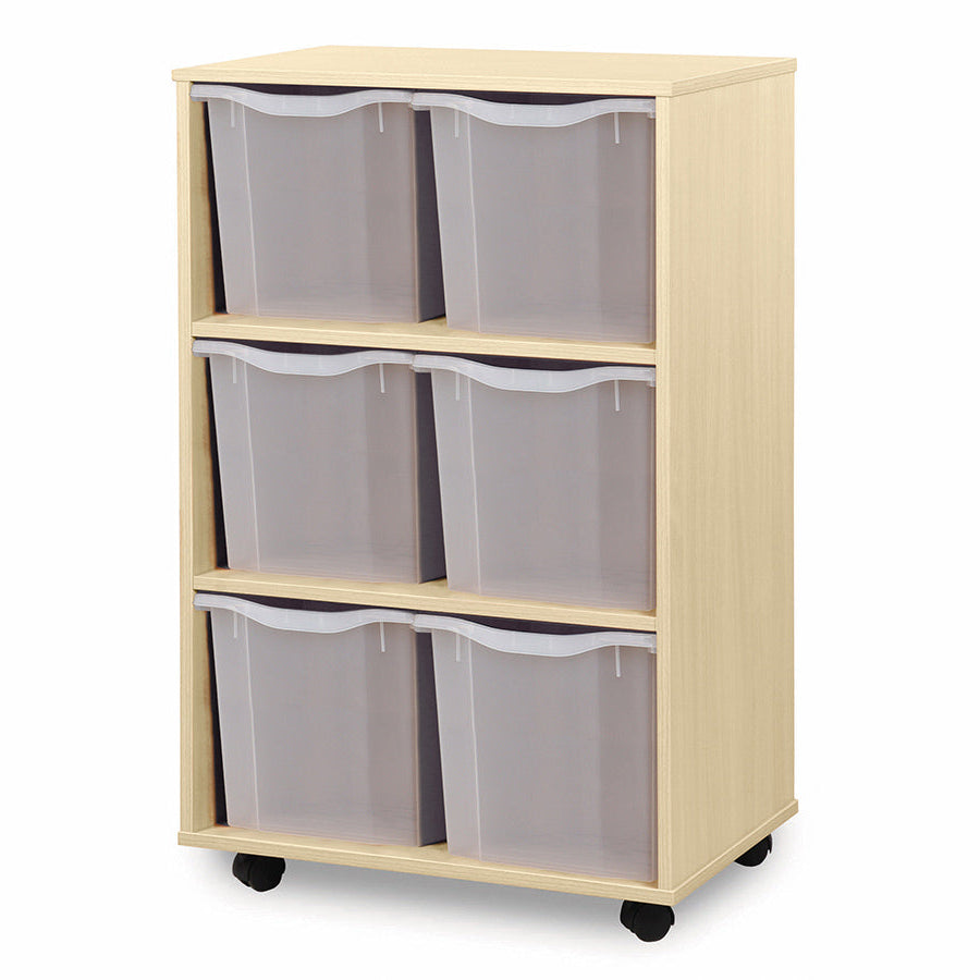 Monarch 6 Quad Vertical Tray Unit Transparent Monarch trays