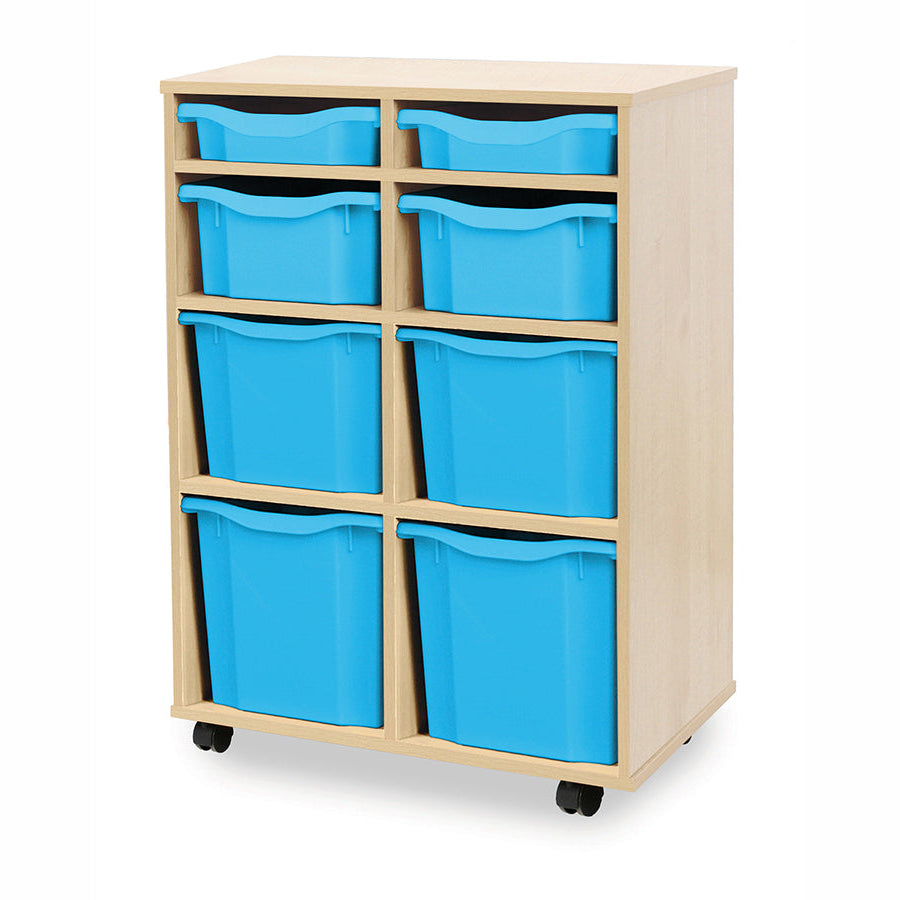 Monarch 8 Variety Tray Unit Cyan Monarch Trays