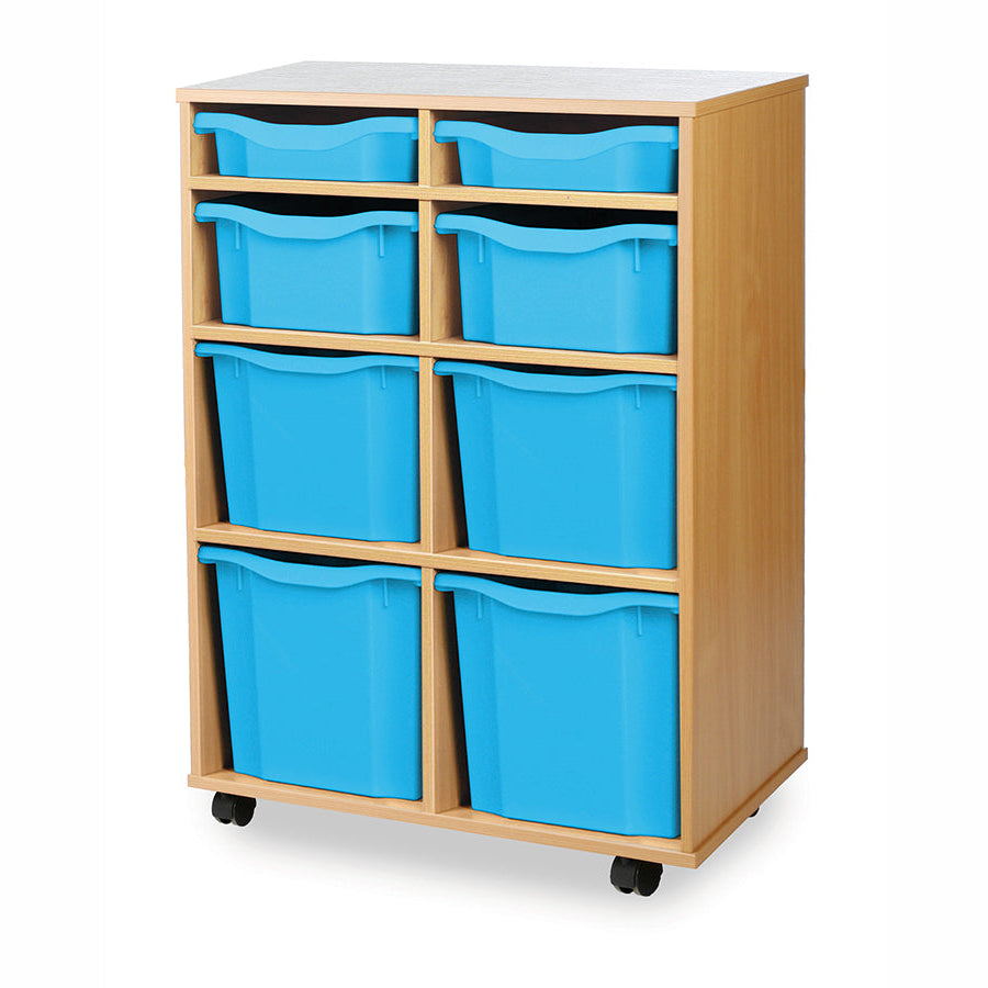 Monarch 8 Variety Tray Unit Cyan Monarch Trays