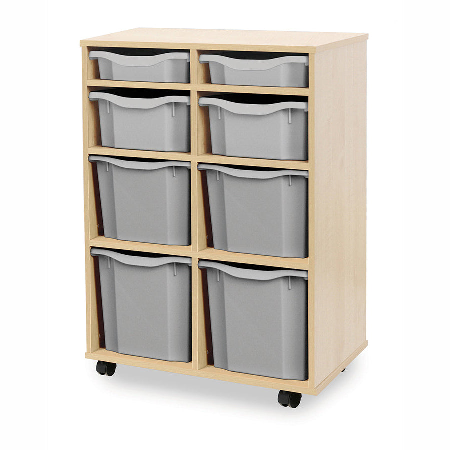 Monarch 8 Variety Tray Unit Light Grey Monarch Trays