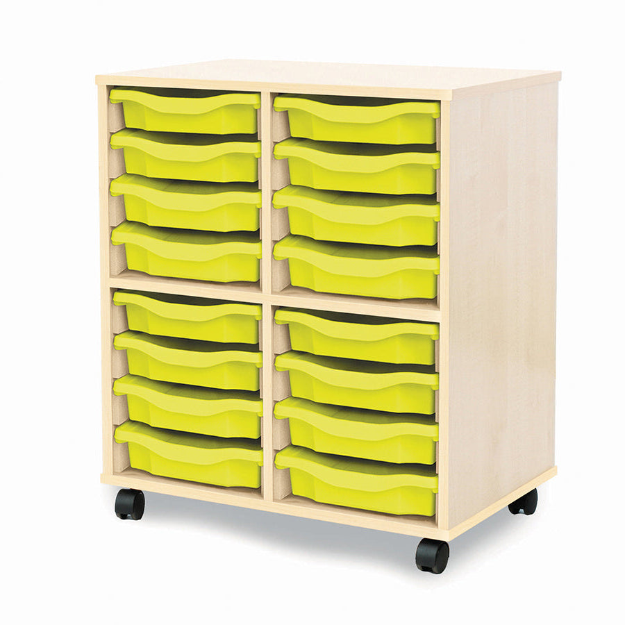 Monarch Allsorts Tray Units 16 Single Tray Unit Maple Lime Monarch trays